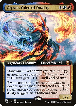 Veyran, Voice of Duality Commander 2021- Strixhaven Bordless